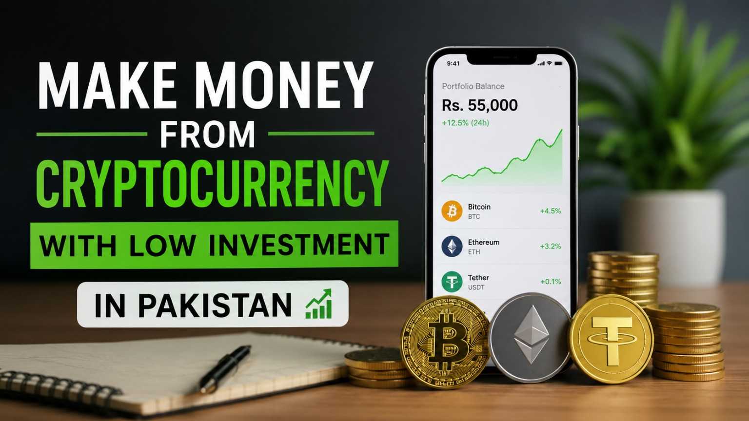Make Money From Cryptocurrency With Low Investment in Pakistan